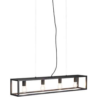 Industriel pendellampe sort - Cage 4