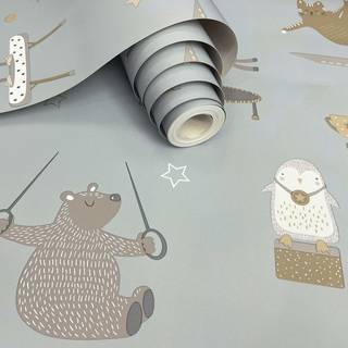Albany Wallpaper Animal Gymnastics 13242