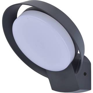 LUTEC POLO udendørs LED væglampe, IP54, mørk grå