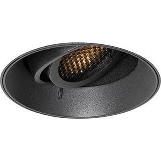 Moderne nedhængt spotlight sort GU10 rund trimless - Oneon Honey
