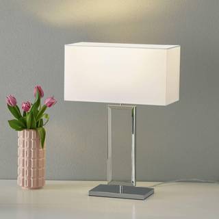 Helestra Enna 2 tekstil-bordlampe, højde 53 cm