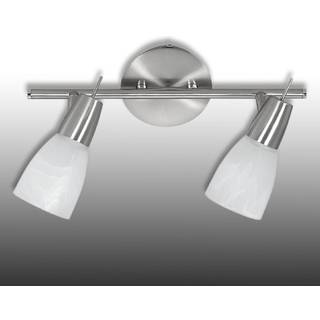 LED loftlampe "Julia" i marmoreret glas, m. 2 lys