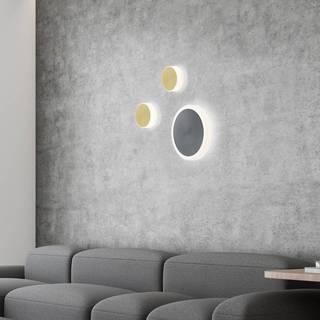 BANKAMP Button LED-væglampe, 33 cm antracit