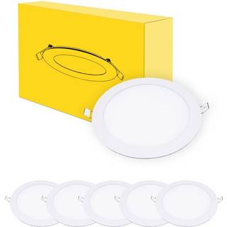 Fordelspakke 6x LED downlight UltraSlim 24W 1950lm 110D - 840 kold hvid | 295mm - Udsnit 280mm