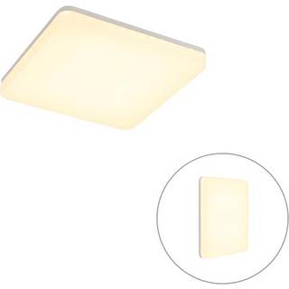 Moderne firkantet loftslampe inkl. LED - Plater
