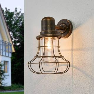 Antikt designet udendørsvæglampe Bird
