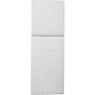 Diyti Wide Stripe Solsengshynde 60x186 Cm - Puder til Solsenge Polyester Hvid - 09-WHIC-WS-WHI/WHI