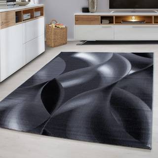 Plus 8008 tæppe - Sort - 80X150 cm