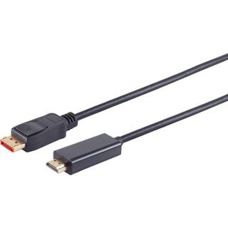 Displayport 1.4 til HDMI kabel - 4K - Sort - 7.5 m