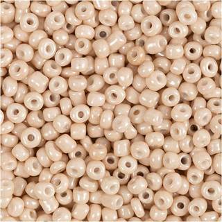 Rocaiperler, diam. 3 mm, str. 8/0, hulstr. 0,6-1,0 mm, pudder, 25 g/ 1 pk.