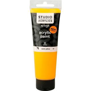 Akrylmaling 120 ml - Studio Acrylic - Warm Yellow