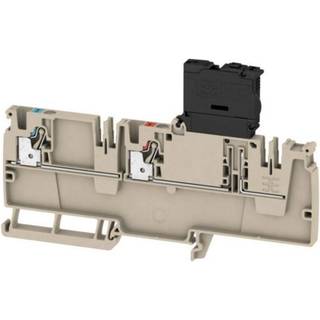 Weidmüller Push in distributionsklemme 4mm² beige