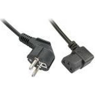 LINDY 5.00m abgewinkeltes IEC-Netzkabel