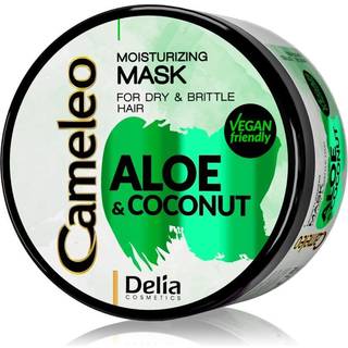 Delia Cosmetics Cameleo Aloe & Coconut Fugtighedsmaske Til tørt og skørt hår 200 ml - 200 ml