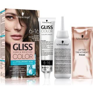 Schwarzkopf Gliss Color Permanent hårfarve Skygge 6-16 Cool Pearly Brown 1 stk. - 1 stk.
