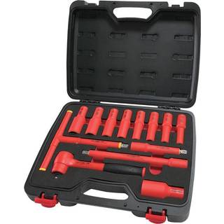 BATO VDE 1000V Topnøglesæt 1/2" 6kt. 10-27mm. 13 dele (1435)