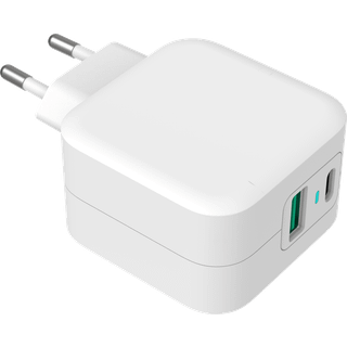 GreyLime 38W USB-C PD & USB-A QC oplader, Hvid