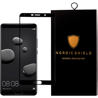Nordic Shield Huawei Mate 10 Skærmbeskyttelse 3D Curved Sort (Blister)