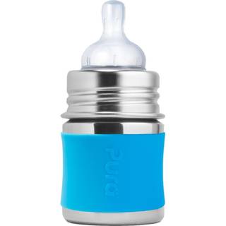 Pura® - Kiki Baby Sutteflaske 0+ mdr. Aqua 150ml - Slow flow