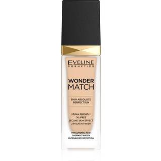 Eveline Cosmetics Wonder Match Langtidsholdbar flydende foundation med hyaluronsyre Skygge 11 Almond 30 ml - 30 ml