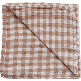 Tell Me More Gingham ternet viskestykke 70x50 cm Biscuit