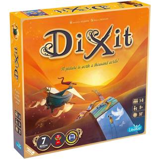 Dixit Board Game - Det prisvindende spil om fantasi og kreativitet! Sjov familiefort?llingsspil til b?rn og voksne i alderen 8+ 3-6 spillere 30 m