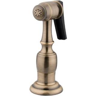 Kingston Brass KBSPR3 Køkkenhane – Sidebruser i antik messing finish til nem rengøring