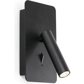 Faro SUAU Væglampe Med USB Mat Sort