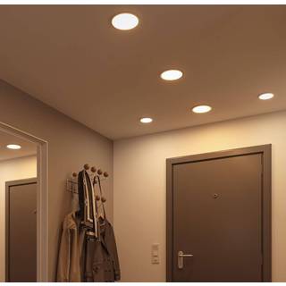 Paulmann LED-panel Areo 4.000K rund krom 17,5cm