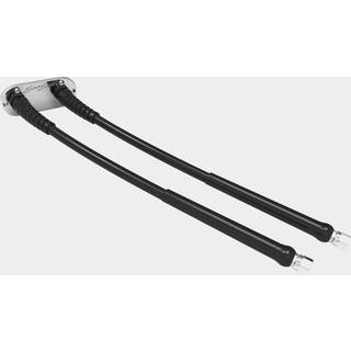 Kevlararmeret hydraulikslange med gennemføring Dometic Dobbelt, 2 fod (0.61 meter), med presset rustfri kobling, med forstivning, 2-slanger