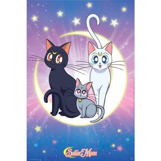 SAILOR MOON - Luna, Artemis & Diana - Poster 91x61cm