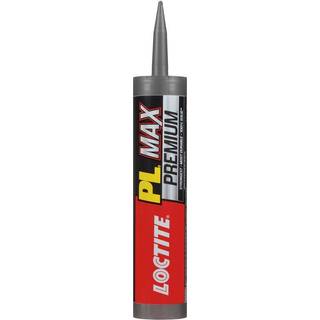 Loctite PL Premium Max Byggeleim 9 oz, 100% faste bestanddele, vandtæt, hurtigt greb, hærder i 24 timer, til træ, beton, sten, metal og mere
