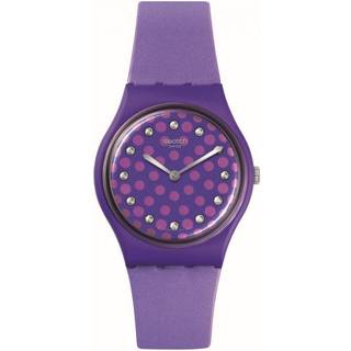 Swatch Perfect Plum Purple Dial Purple Strap Unisex Watch S031V100