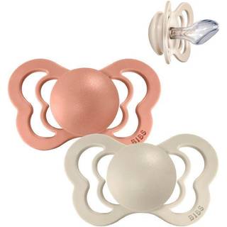 BIBS Couture 2-pak Vanilla/Peach Size 2 2 stk