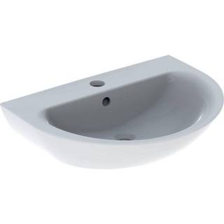 Geberit Renova håndvask: B=70cm, T=52cm, Hanehul=Midtpå, Overløb=Synlig, Hvid