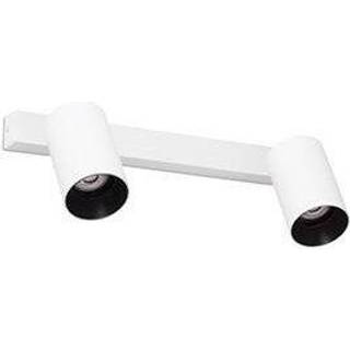 Stan vægspot, hvid, aluminium, bredde 33,6 cm, 2 lyskilder.