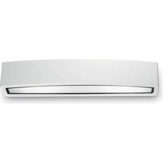 Ideallux Udendørs væglampe Andromeda, dæmpbar, Hvid/opal, Badeværelse, Aluminium, Moderne,