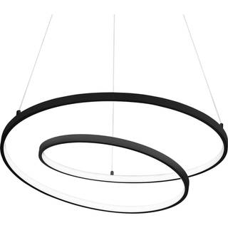Ideal Lux Oz LED-pendel Ø 80 cm sort