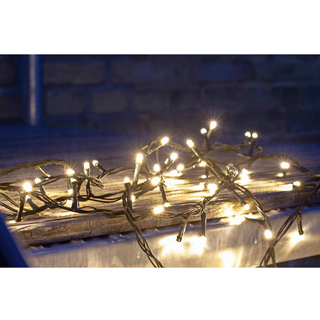 DGA Lyskæde 160led / 230v Sort - 1590cm ✓ På lager - klar til levering og afhentning