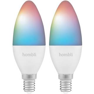 Hombli Smart Pære 4,5W RGB & CCT (E14) V2, sæt med 2 stk