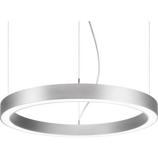 BRUMBERG Biro Circle UpDown DALI sølv 840 45cm Circle, dæmpbar, Aluminium/grå/zink, Aluminium, Moderne