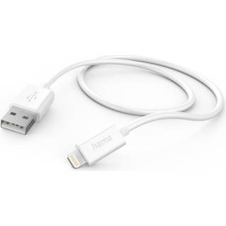HAMA ladekabel 1 meter - hvid (På lager i varehus)
