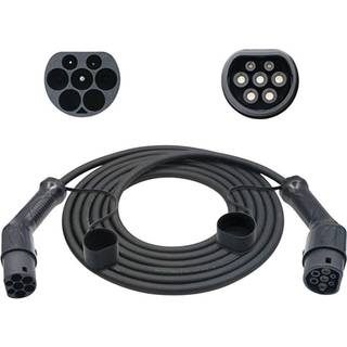 Sinox EV ladekabel Mode 3, 7,6kW, 5 meter, Sort