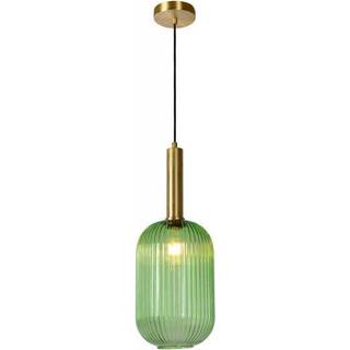 Maloto glas-hængelampe, Ø 20 cm, grøn