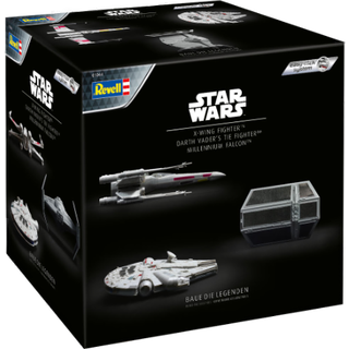 Star Wars adventskalender Millennium Falcon, X-Wing-fighter, Darth Vaders TIE-fighter byggesæt