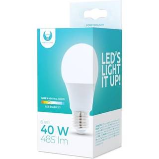 LED-pære E27 A60 6W 230V 4500K 485 lm