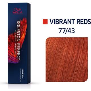 Wella Koleston Perfect Me+ Vibrant Reds 77/43 Medium Intense Red - Gold Blonde - 60 ml