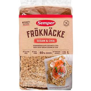 Semper Glutenfri Knækbrød Sesam & Chia (170 g)