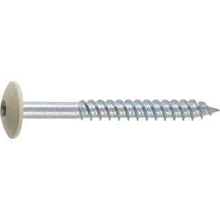 NKT træbetonskrue hvid FZB DH TX20 4,5×45, 200stk
