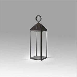 Argus LED-bordlampe, mørkegrå, aluminium/PMMA, højde 47 cm